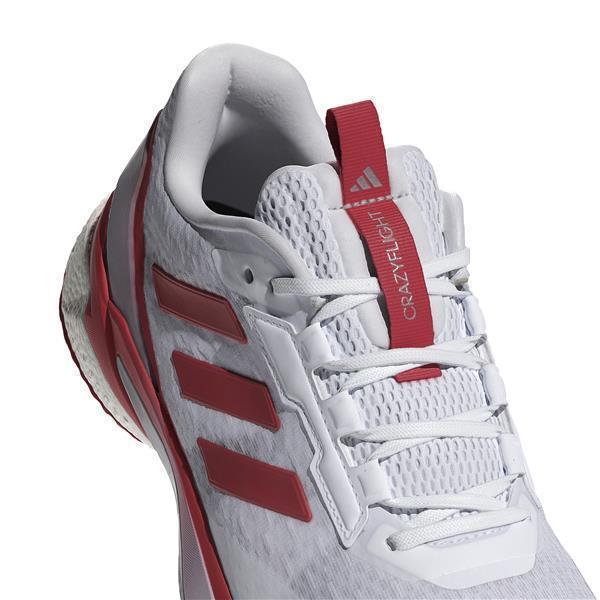 adidas Crazyflight 5 M Indoor Schuh Herren weiß/rot 46 2/3