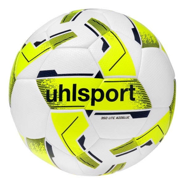 Uhlsport 350 Lite Addglue Trainingsball  weiß/fluo gelb/marine 4