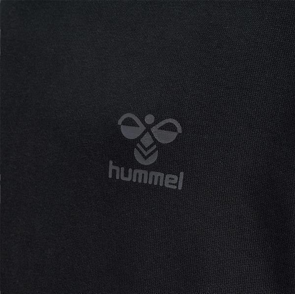 Hummel hmlOFFGRID HOODIE KIDS - JET BLACK/FORGED IRON - 152