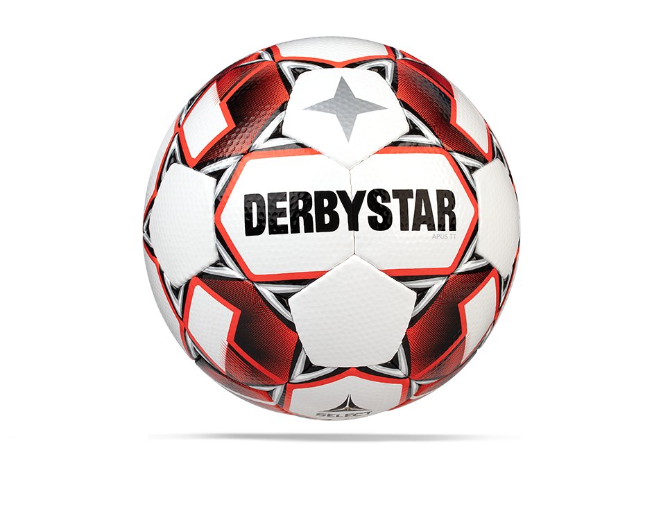 Derbystar Apus TT Trainingsball Größe 5 weiss/rot