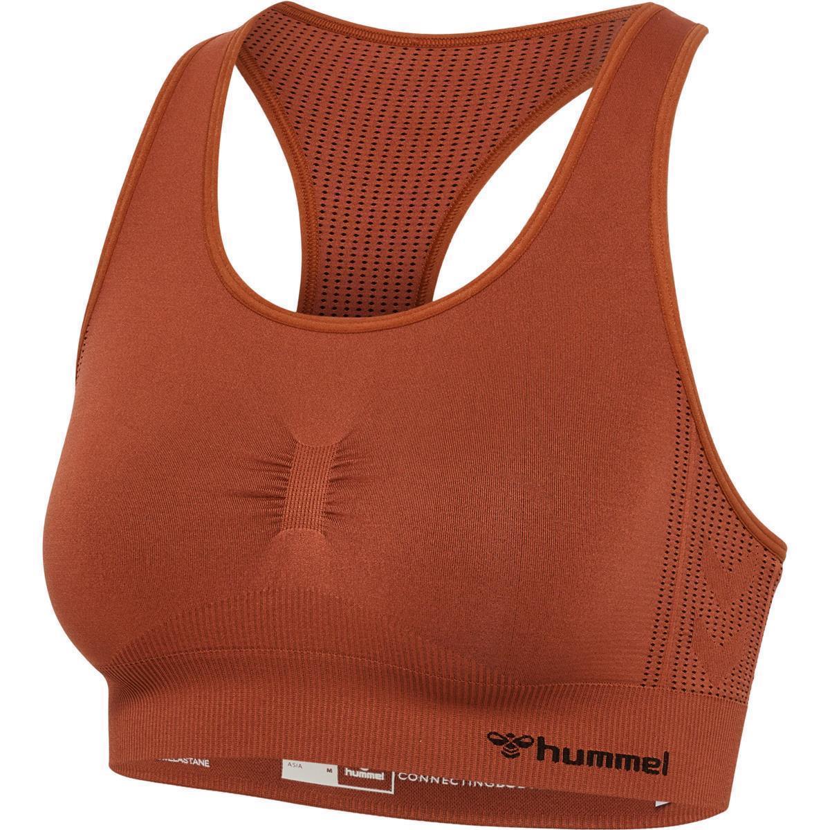 Hummel hmlSHAPING SEAMLESS SPORTS TOP - ARABIAN SPICE - XS