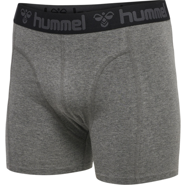 Hummel hmlMARSTON 4-PACK BOXERS BLACK/DARK GREY MELANGE S