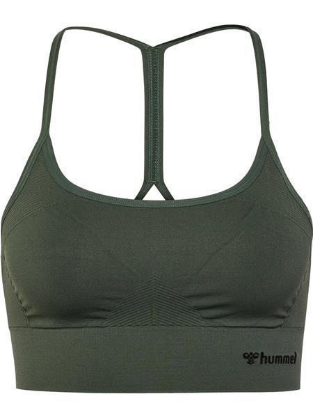 Hummel hmlTIFFY SEAMLESS SPORTS TOP - CLIMBING IVY - XL