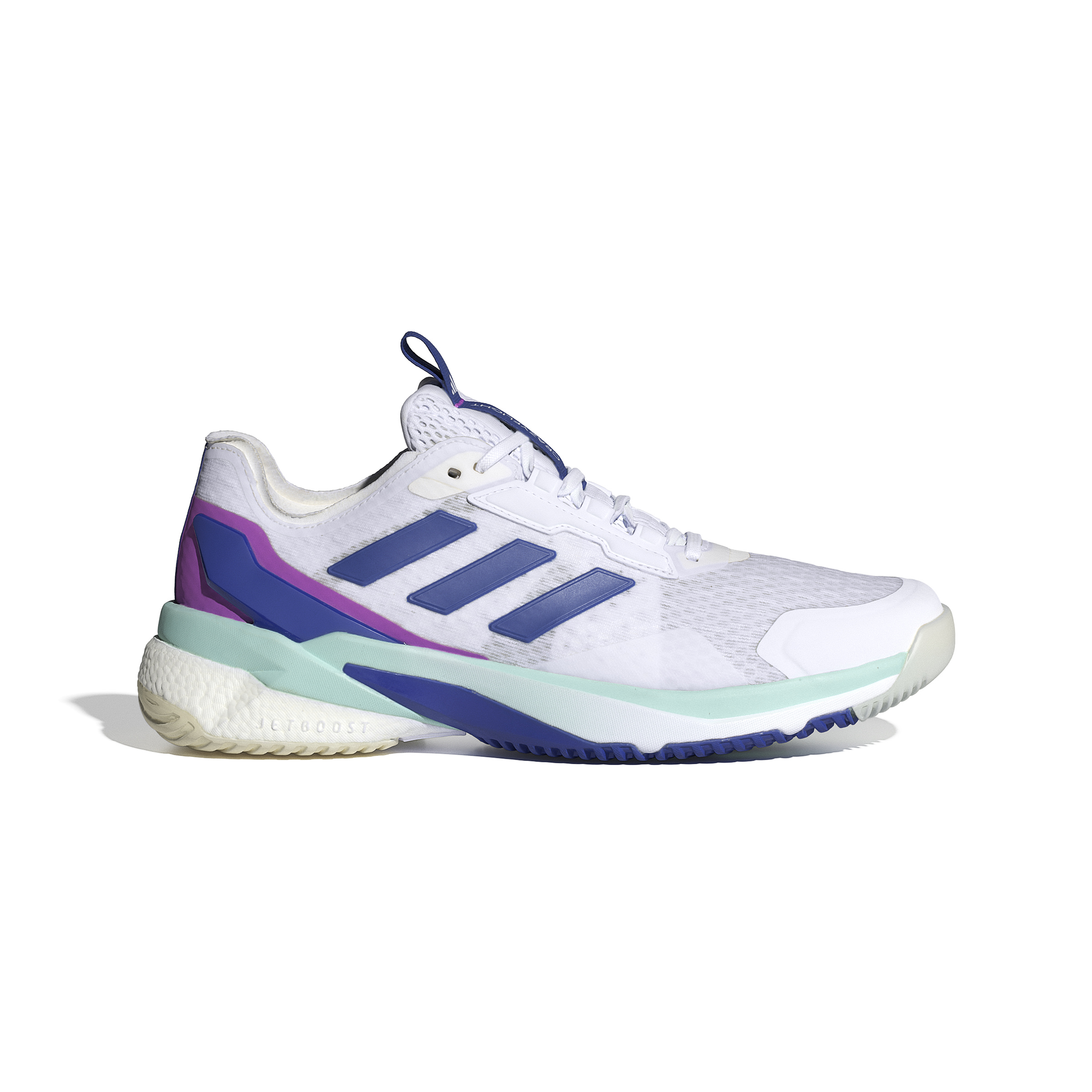 adidas Crazyflight 5 W Indoor Schuh Damen Cloud White / Lucid Blue / Semi Flash Aqua 38 2/3