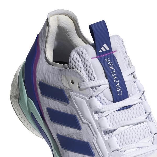 adidas Crazyflight 5 W Indoor Schuh Damen Cloud White / Lucid Blue / Semi Flash Aqua 38 2/3