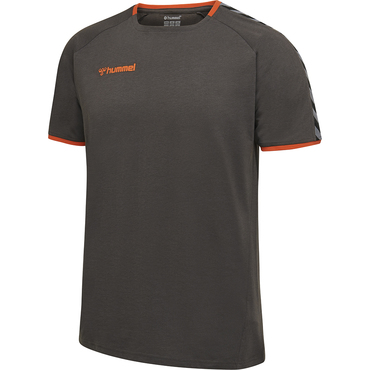 Hummel hmlAUTHENTIC TRAINING TEE - ASPHALT - S