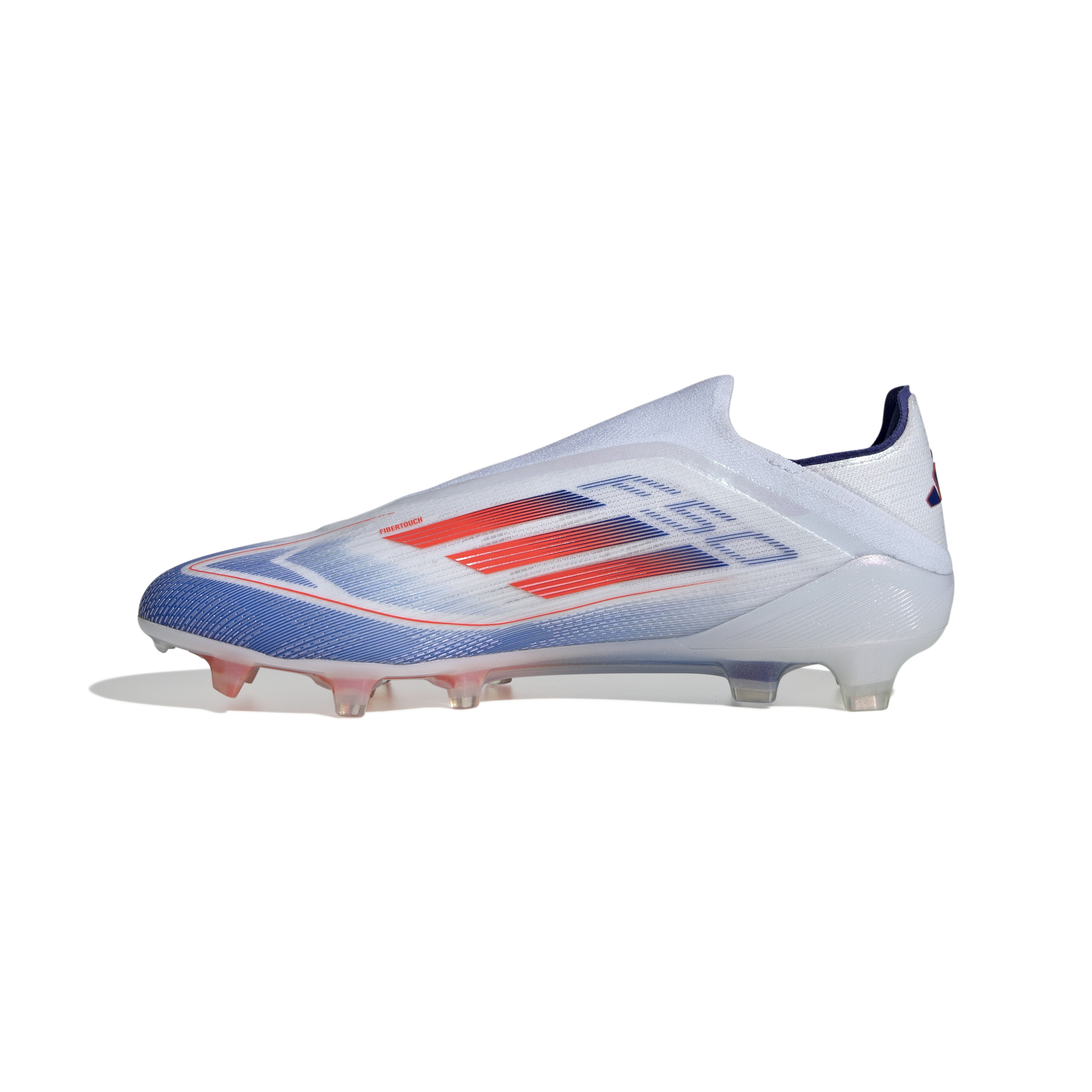 adidas F50 Elite Laceless FG Fussballschuhe  Cloud White / Solar Red / Lucid Blue 48