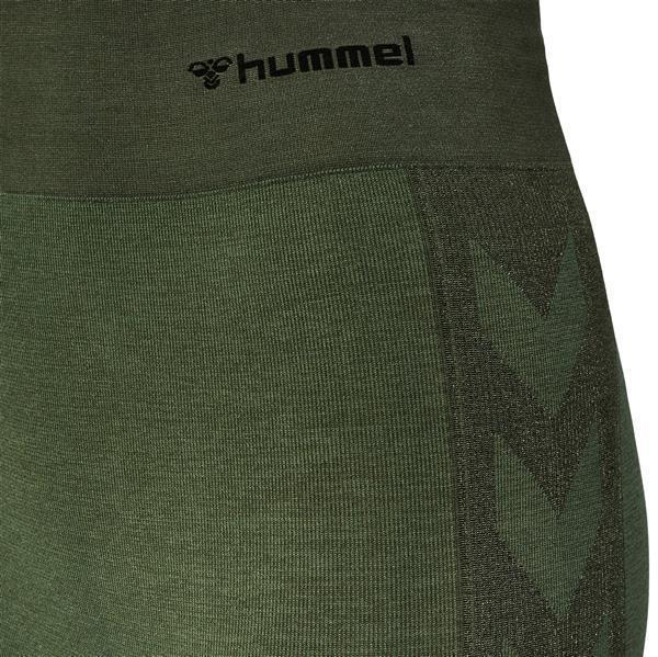 Hummel hmlCLEA SEAMLESS MID WAIST TIGHTS CLIMBING IVY/BEETLE MELANGE S