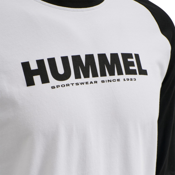 Hummel hmlLEGACY BLOCKED T-SHIRT L/S - WHITE - XL