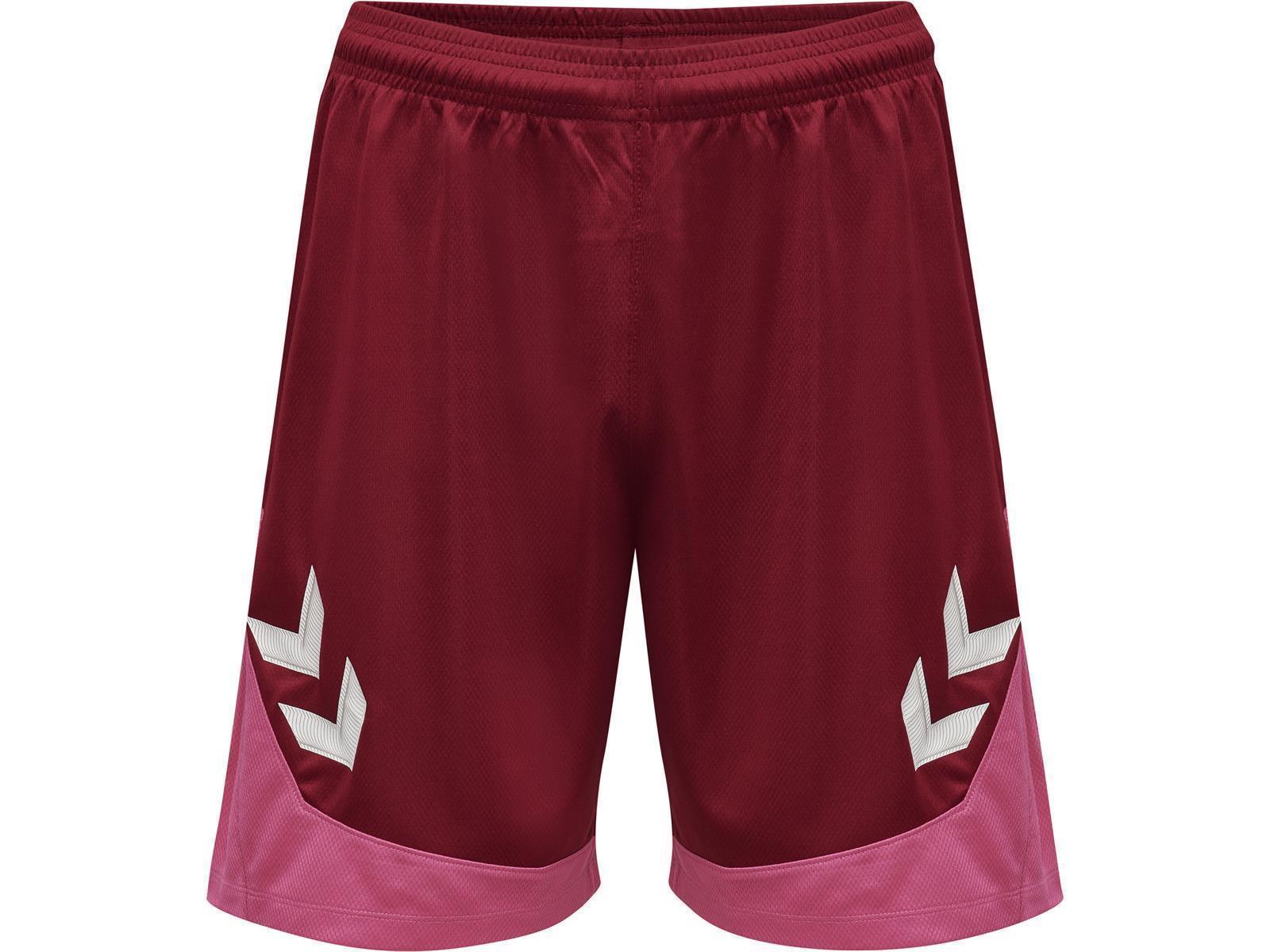 Hummel  hmlLEAD POLY SHORTS Rot Größe L