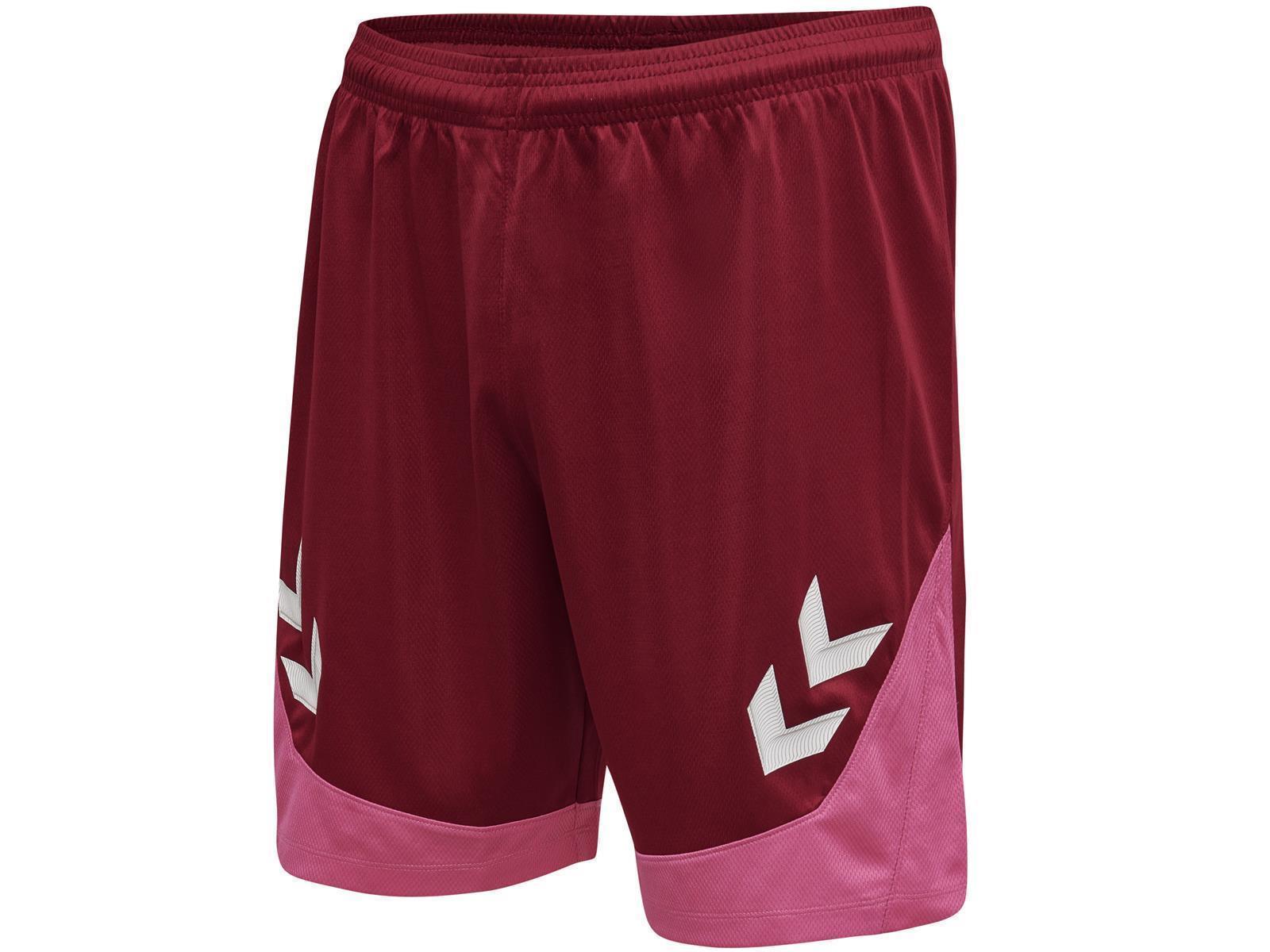 Hummel  hmlLEAD POLY SHORTS Rot Größe L