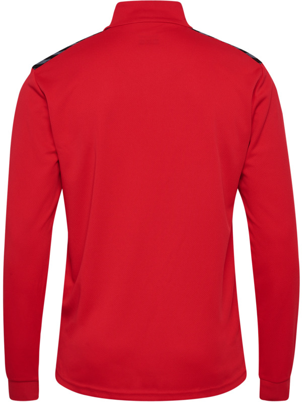 Hummel hmlAUTHENTIC HALF ZIP SWEAT TRUE RED L