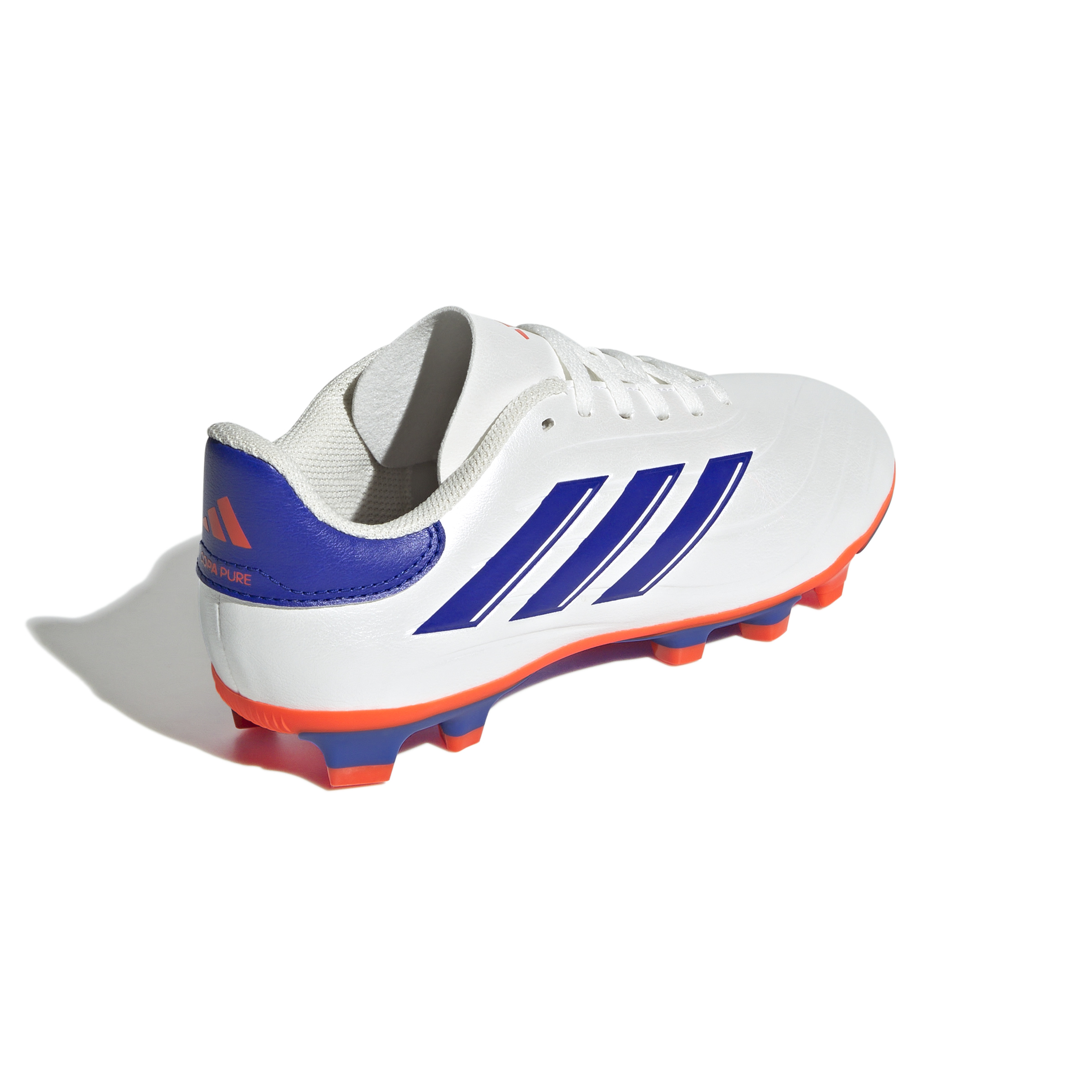 adidas Copa Pure 2 Club FxG Fussballschuhe Kinder Cloud White / Lucid Blue / Solar Red 36