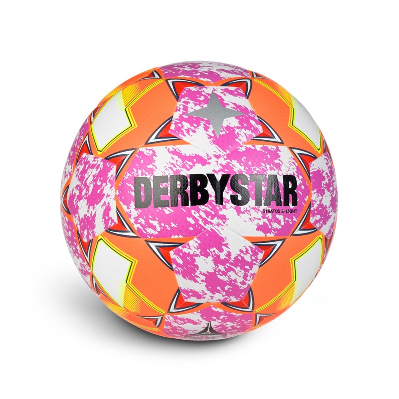 Derbystar Stratos s-light v24 Trainingsball pink/orange/white 4