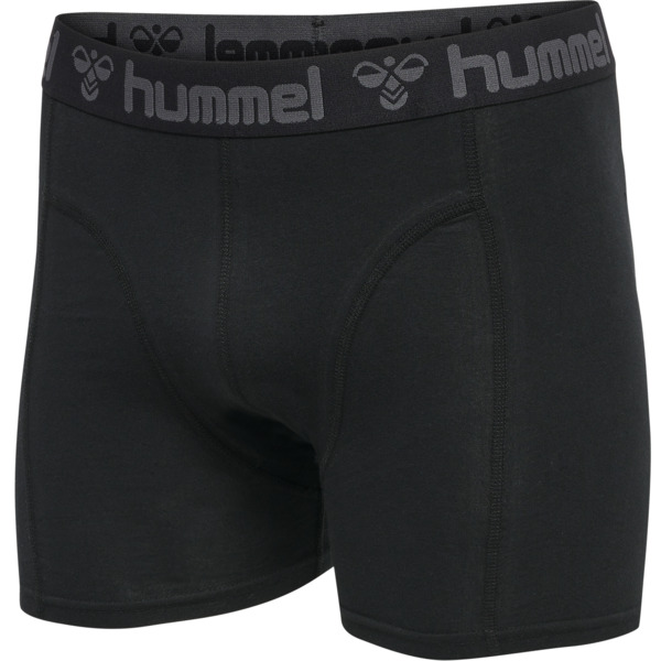 Hummel hmlMARSTON 4-PACK BOXERS BLACK/DARK GREY MELANGE S