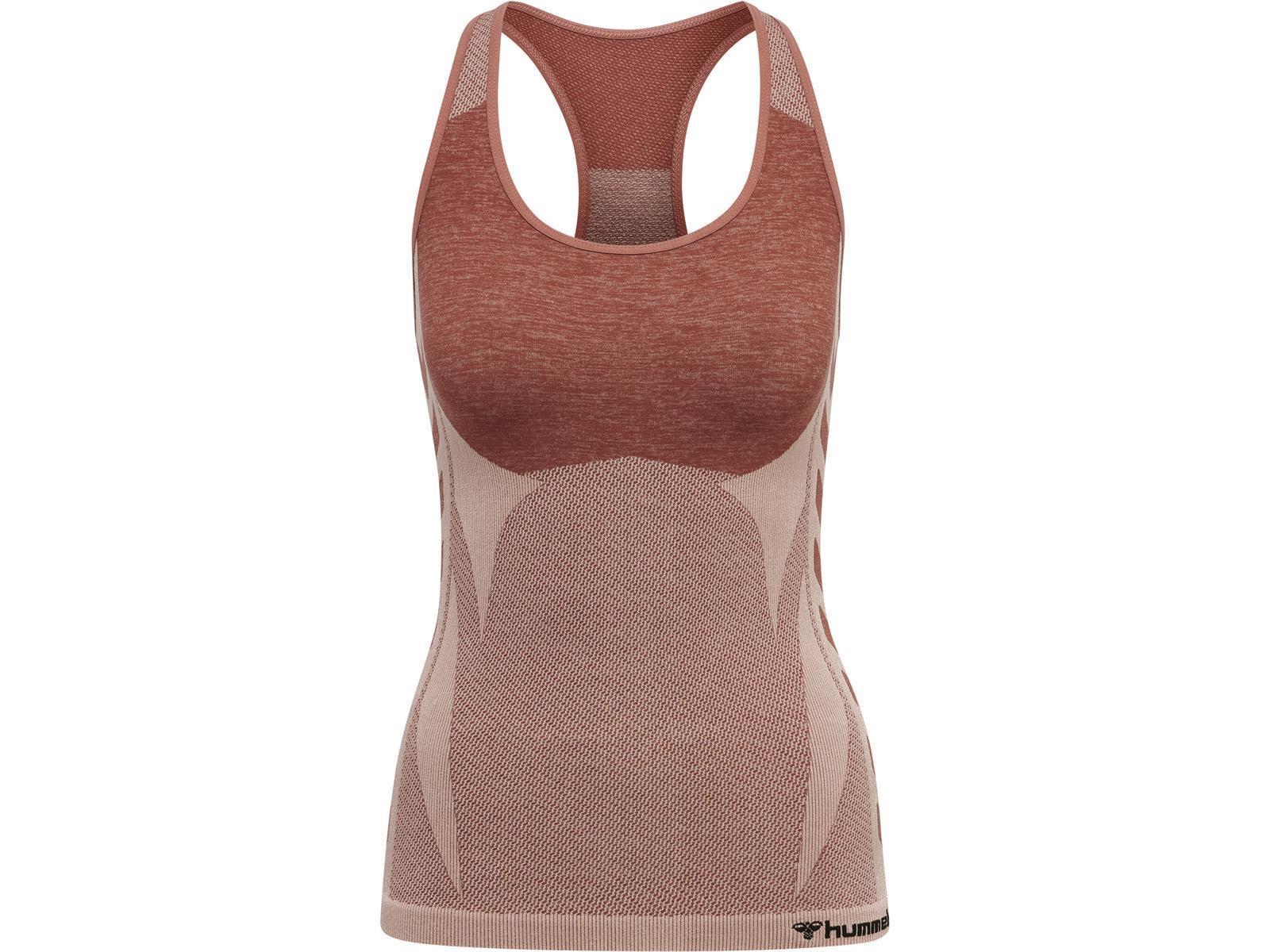 Hummel hmlCLEA SEAMLESS TOP WITHERED ROSE/ROSE TAN MELANGE XS