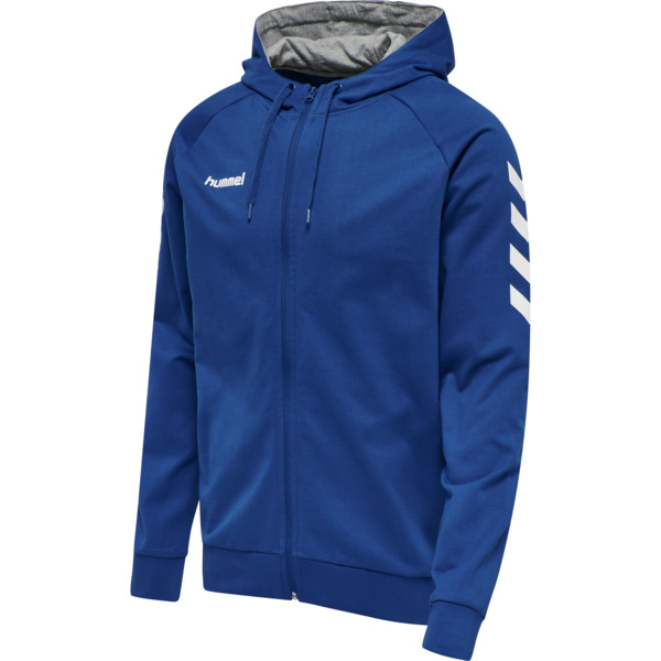 Hummel HMLGO COTTON ZIP HOODIE - TRUE BLUE - L