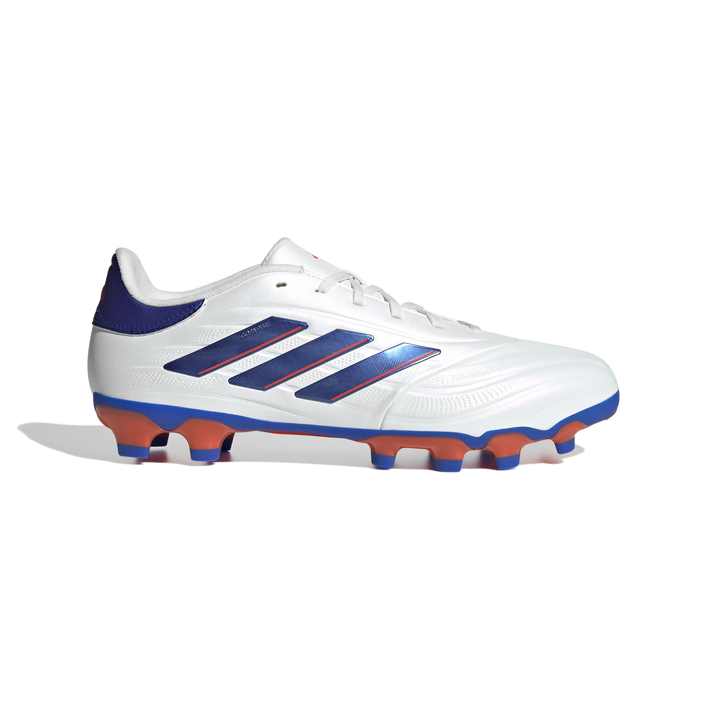 adidas Copa Pure 2 League MG Fussballschuhe Cloud White / Lucid Blue / Solar Red 45 1/3