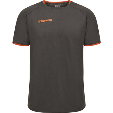 Hummel hmlAUTHENTIC TRAINING TEE - ASPHALT - S