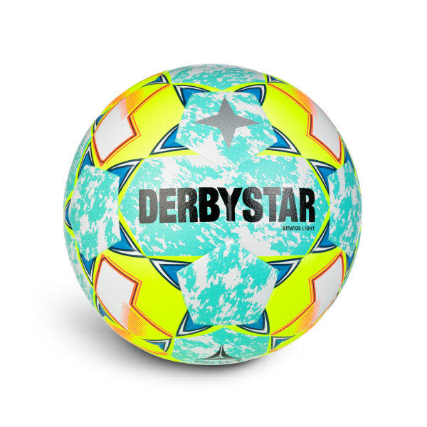 Derbystar Stratos light v24 Trainingsball blau/gelb/weiß 4