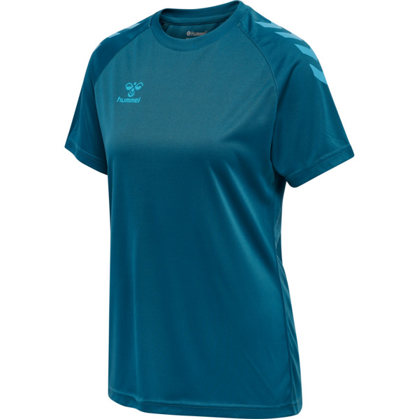 Hummel hmlCORE XK CORE POLY T-SHIRT S/S WOMAN - BLUE CORAL - M