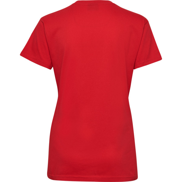 Hummel HMLGO COTTON LOGO T-SHIRT WOMAN S/S - TRUE RED - L