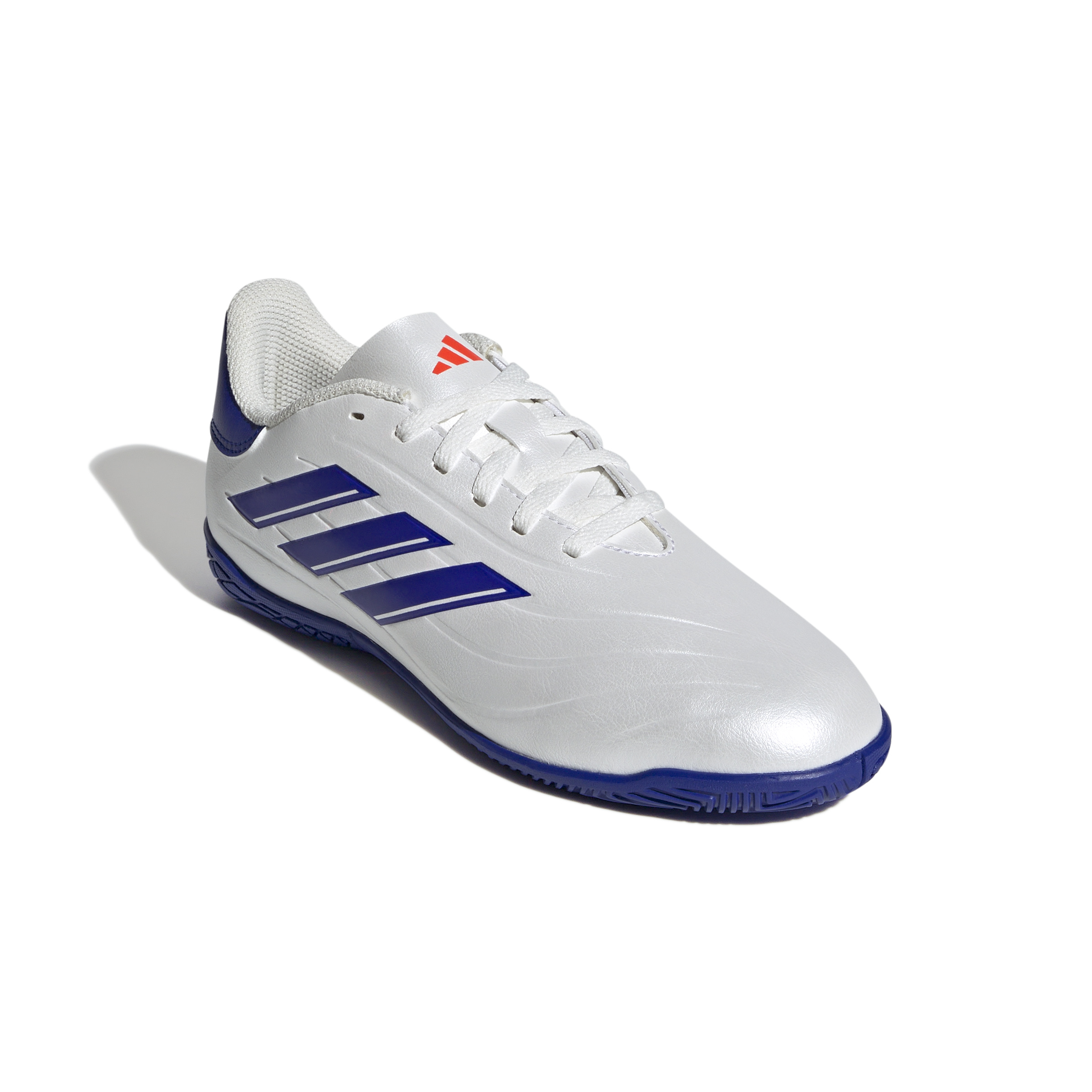 adidas Copa Pure 2 Club IN Hallenschuhe Kinder weiß/lucid blue/rot 38 2/3