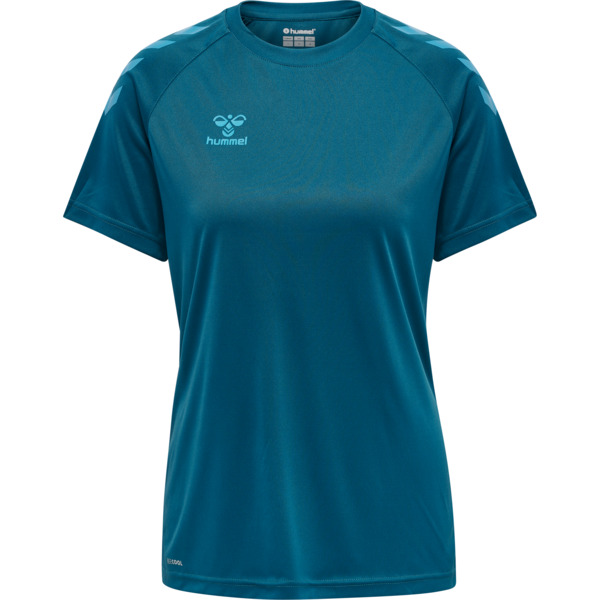 Hummel hmlCORE XK CORE POLY T-SHIRT S/S WOMAN - BLUE CORAL - M