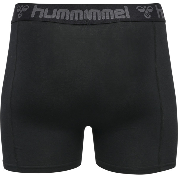 Hummel hmlMARSTON 4-PACK BOXERS BLACK/DARK GREY MELANGE S