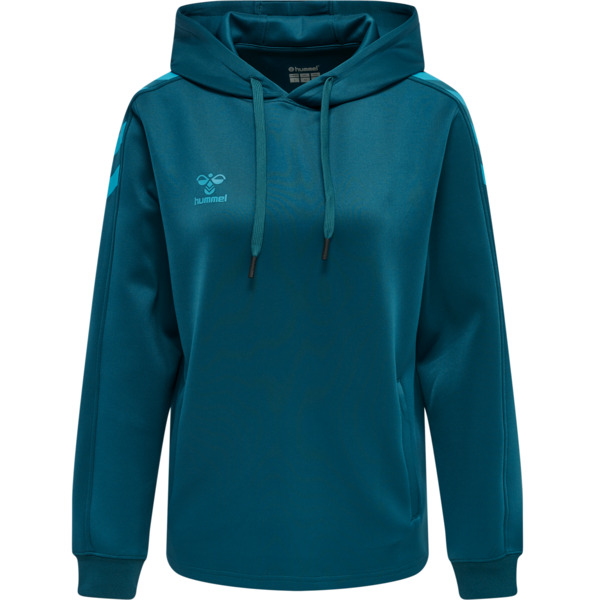 Hummel hmlCORE XK POLY SWEAT HOODIE WOMAN - BLUE CORAL - 2XL