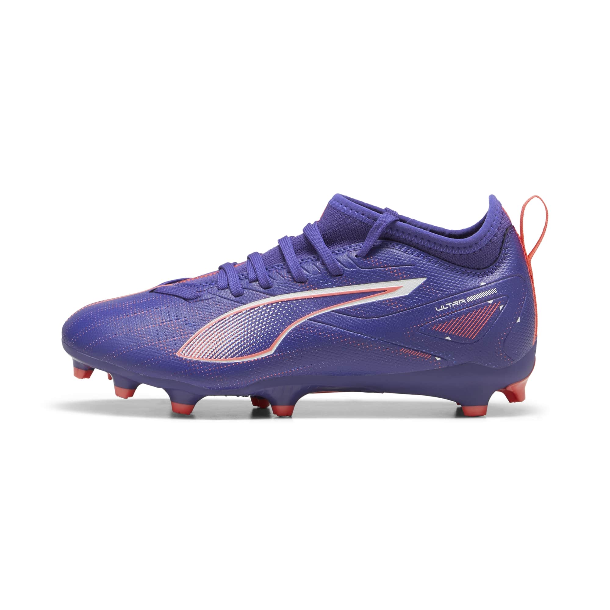 Puma Ultra 5 Match FG/AG Kinder Fussballschuhe lapis lazuli-puma white-sunset glow 33