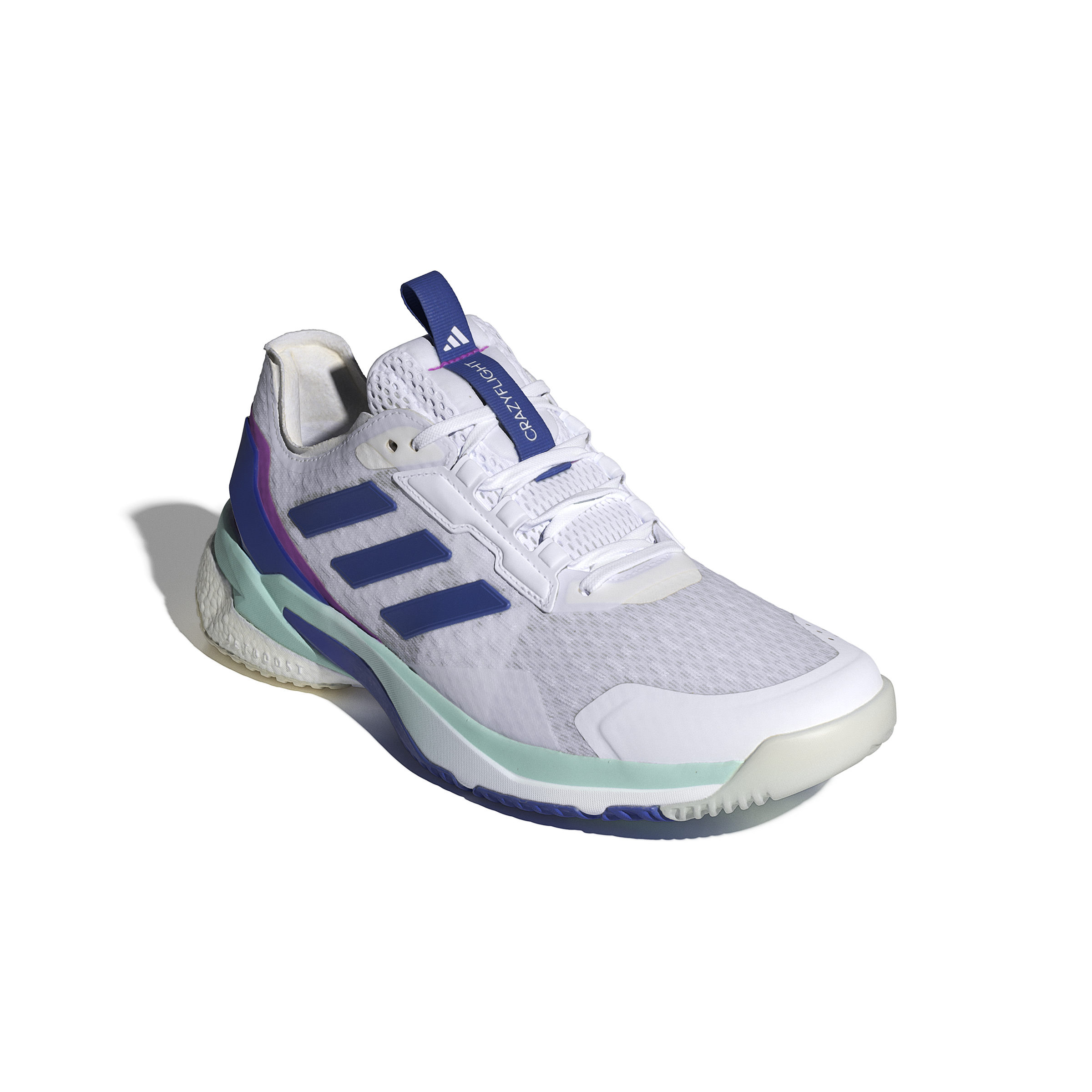 adidas Crazyflight 5 W Indoor Schuh Damen Cloud White / Lucid Blue / Semi Flash Aqua 38 2/3