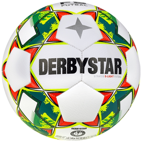 Derbystar Futsal Stratos S-Light v23, weiss gelb blau, 4