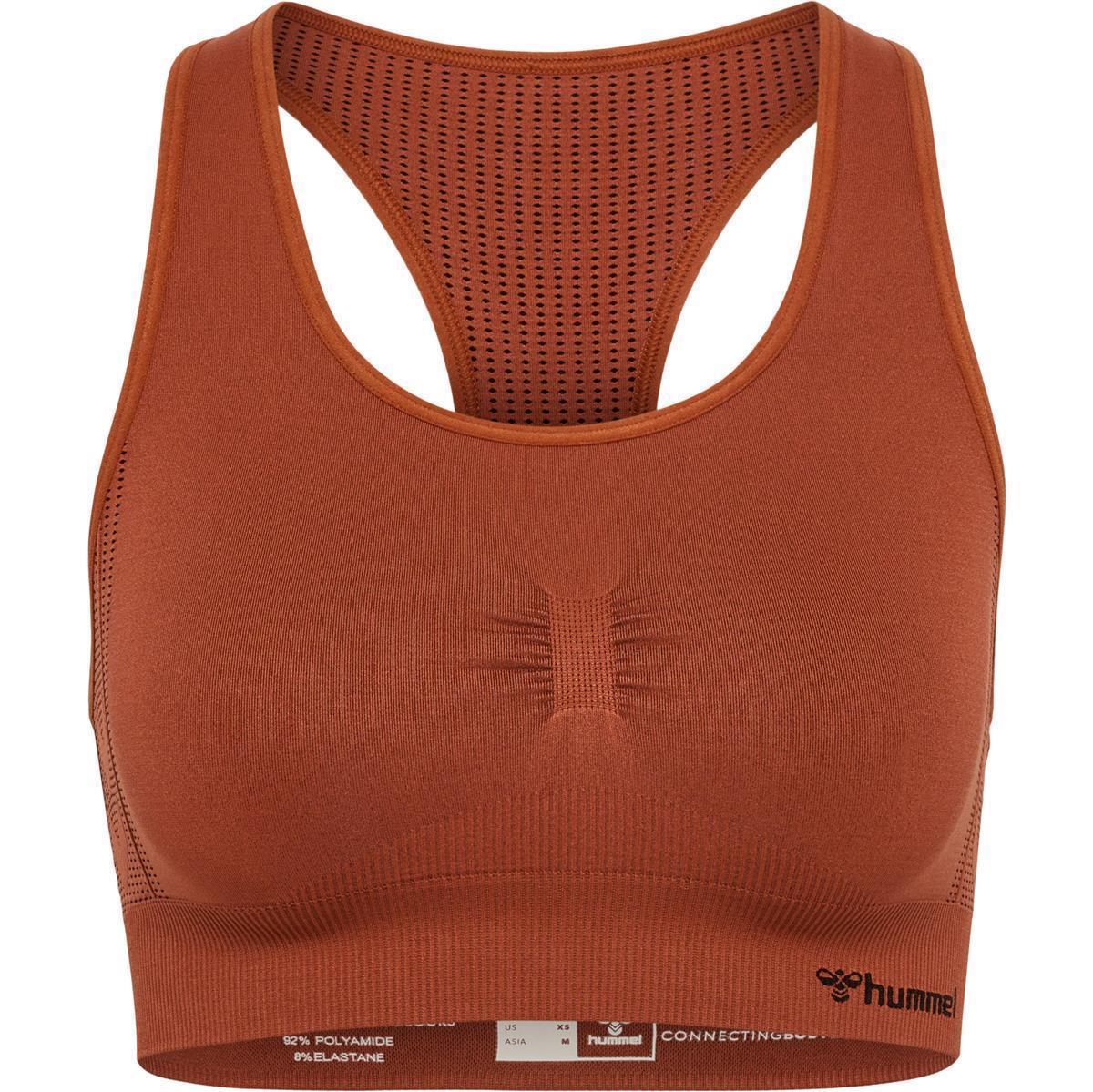 Hummel hmlSHAPING SEAMLESS SPORTS TOP - ARABIAN SPICE - XS