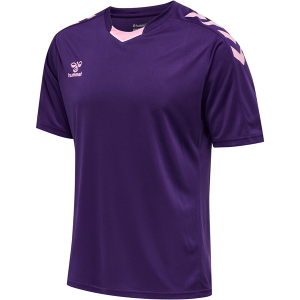 Hummel hmlCORE XK POLY JERSEY S/S - ACAI - M