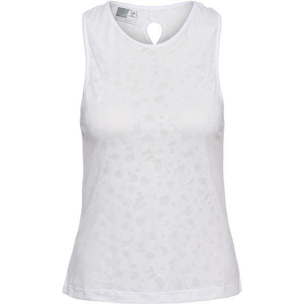 Hummel hmlMT IRIS BURNOUT TOP - WHITE - XL