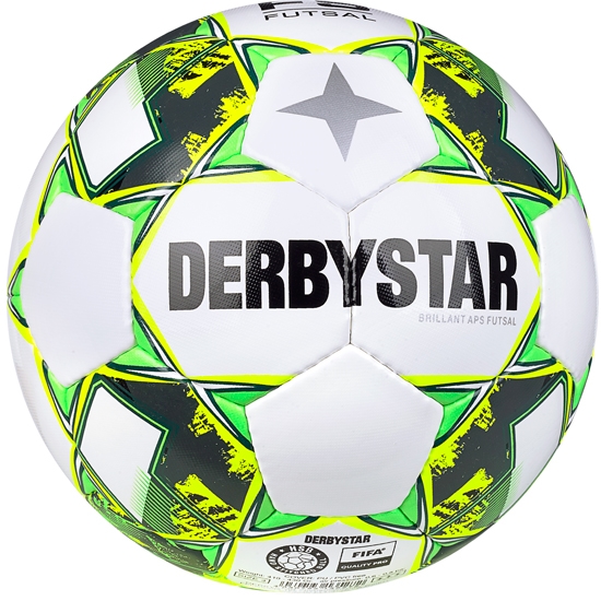 Derbystar Futsal Brillant APS v23 weiss/gelb/grau 4