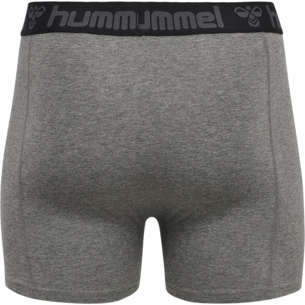 Hummel hmlMARSTON 4-PACK BOXERS BLACK/DARK GREY MELANGE S