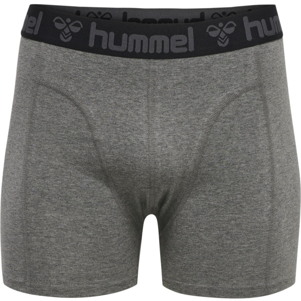 Hummel hmlMARSTON 4-PACK BOXERS BLACK/DARK GREY MELANGE S