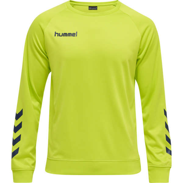 hmlPROMO POLY SWEATSHIRT - LIME PUNCH - M