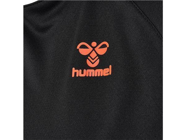 Hummel hmlGG12 ACTION JERSEY S/S WOMAN - BLACK/CHERRY TOMATO - XS
