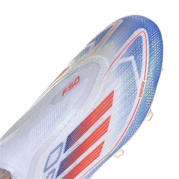 adidas F50 Elite Laceless FG Fussballschuhe  Cloud White / Solar Red / Lucid Blue 48