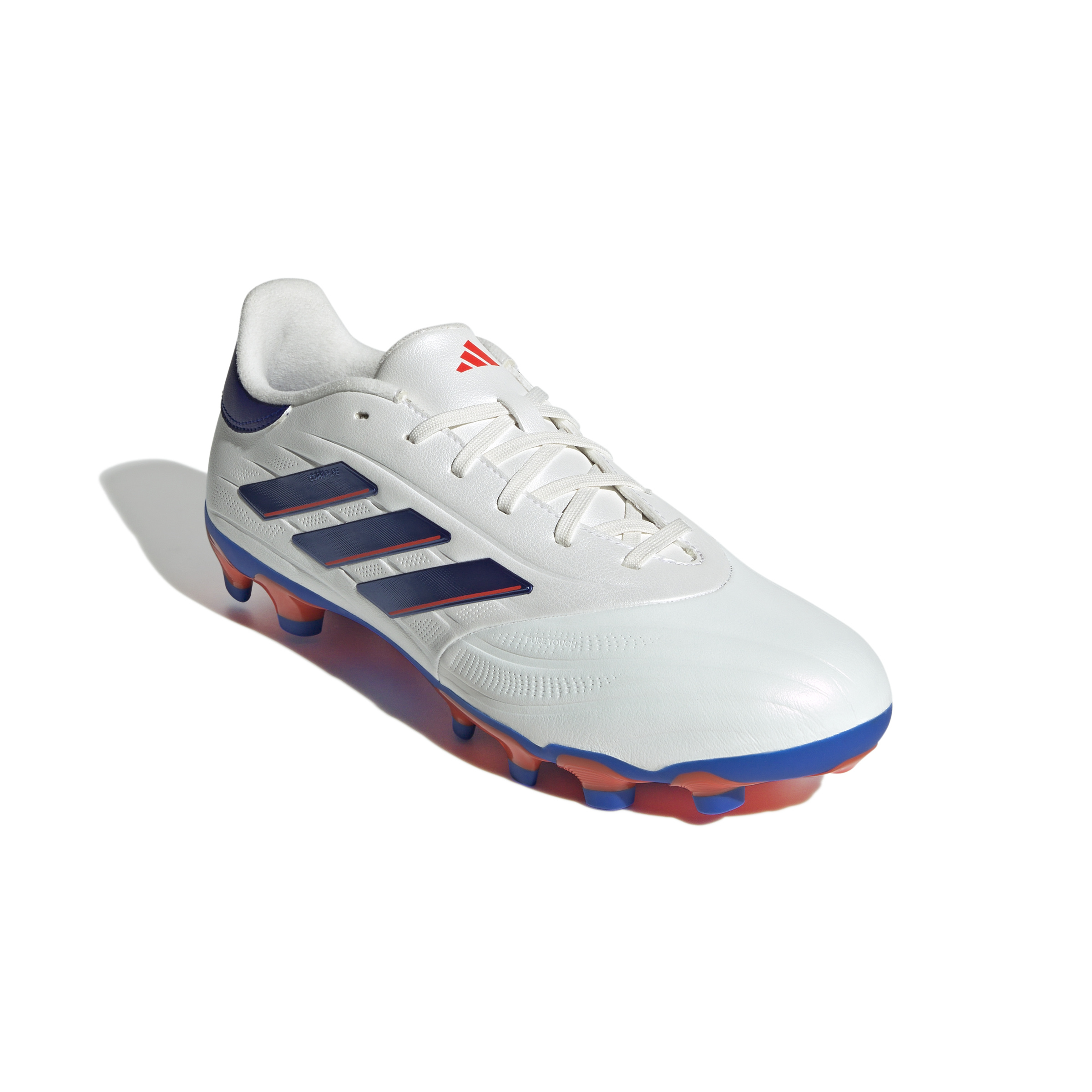 adidas Copa Pure 2 League MG Fussballschuhe Cloud White / Lucid Blue / Solar Red 45 1/3