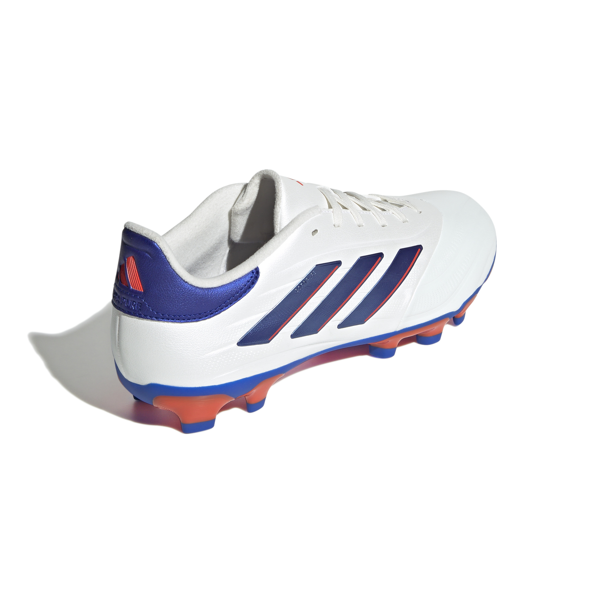 adidas Copa Pure 2 League MG Fussballschuhe Cloud White / Lucid Blue / Solar Red 45 1/3