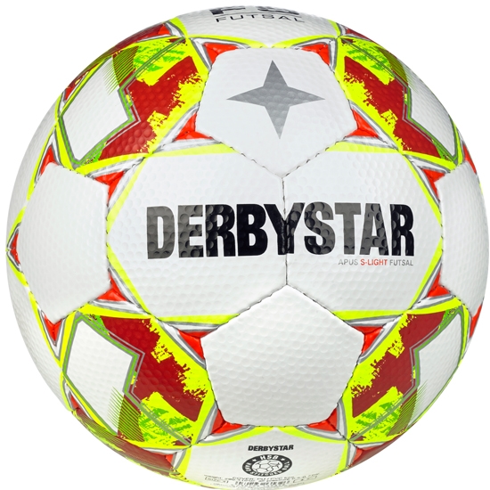 Derbystar Futsal Apus S-Light v23, weiss gelb rot, 4