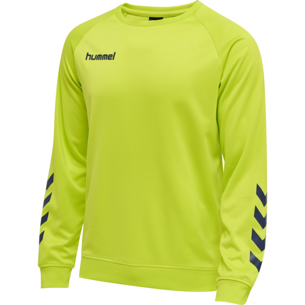 hmlPROMO POLY SWEATSHIRT - LIME PUNCH - M