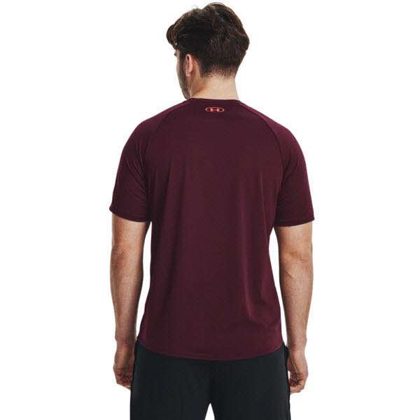 Under Armour UA Tech 2.0 SS Tee Novelty-MRN Dunkelrot XXL