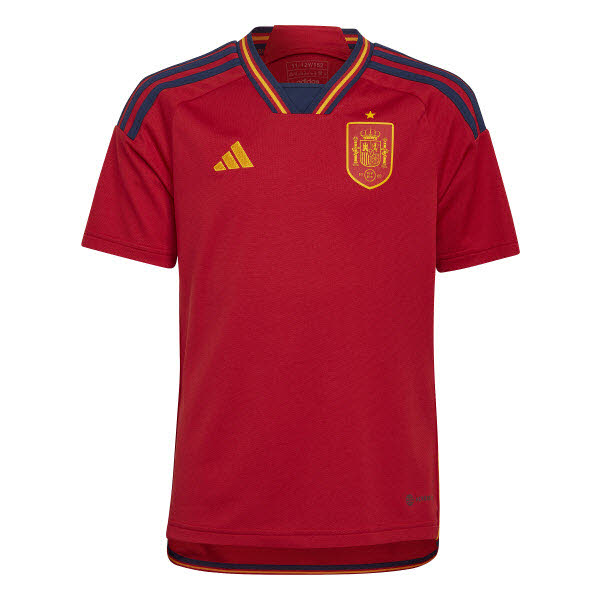 adidas Heimtrikot Spanien WM 2022 Kinder HF1408 140