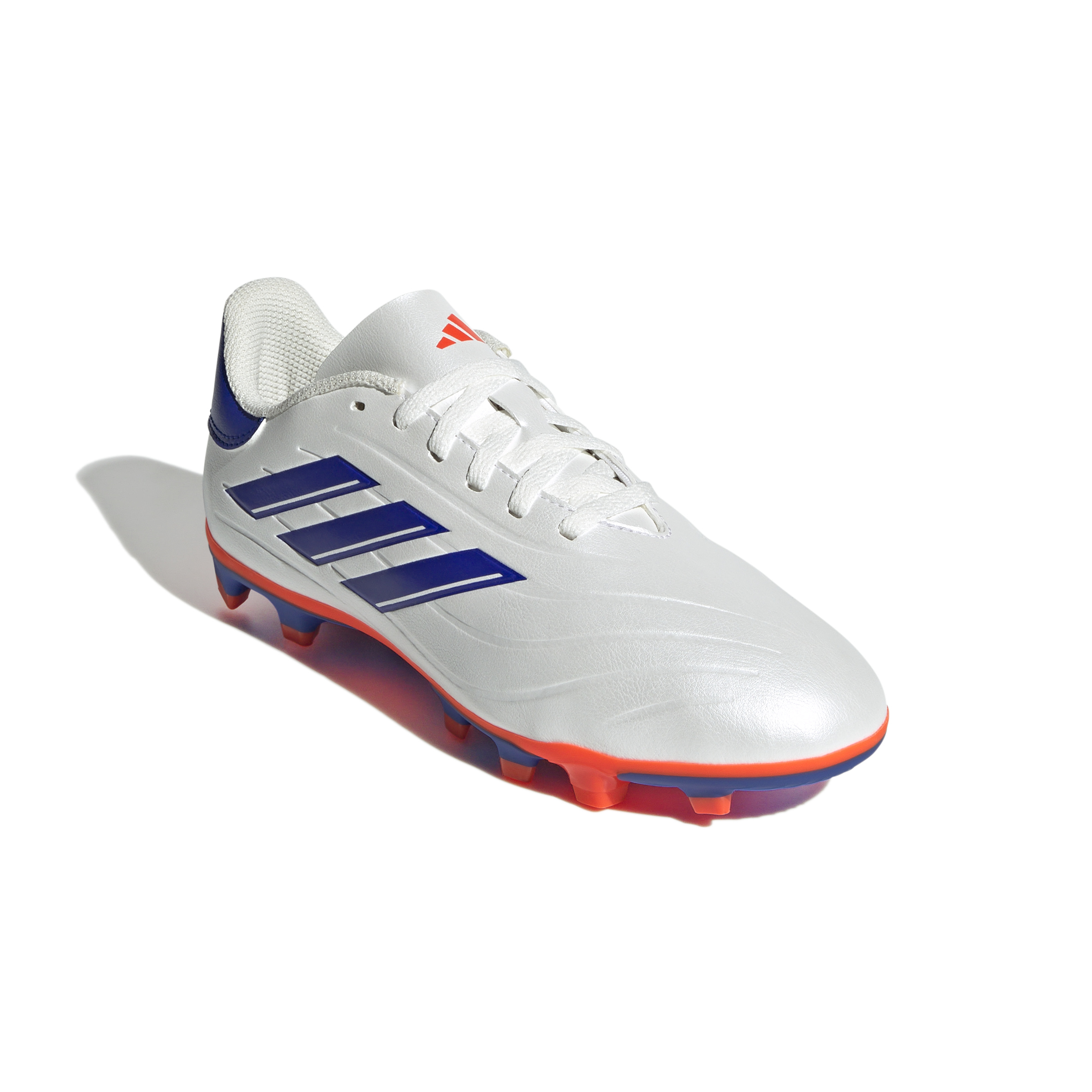 adidas Copa Pure 2 Club FxG Fussballschuhe Kinder Cloud White / Lucid Blue / Solar Red 36