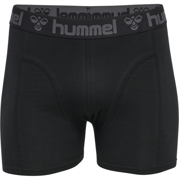 Hummel hmlMARSTON 4-PACK BOXERS BLACK/DARK GREY MELANGE S